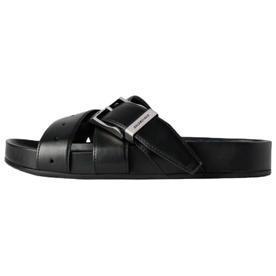 Balenciaga Slide Slippers Men's Black