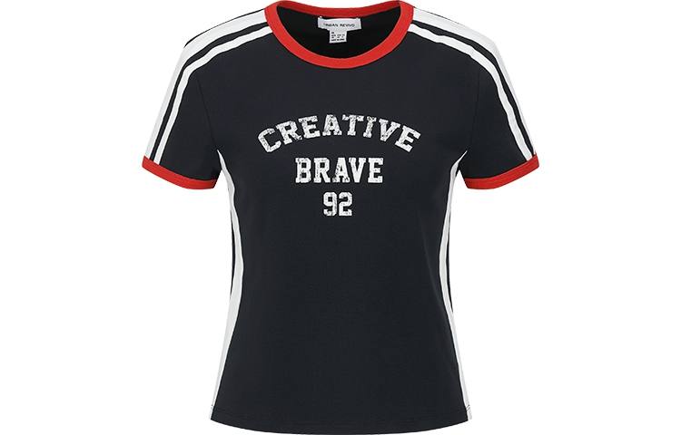 URBAN REVIVO Regular Sleeve T Shirt Women's