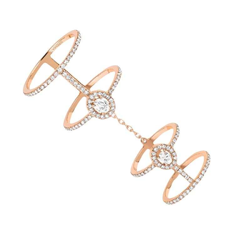 MESSIKA Rose Gold With Diamond Rings Women's