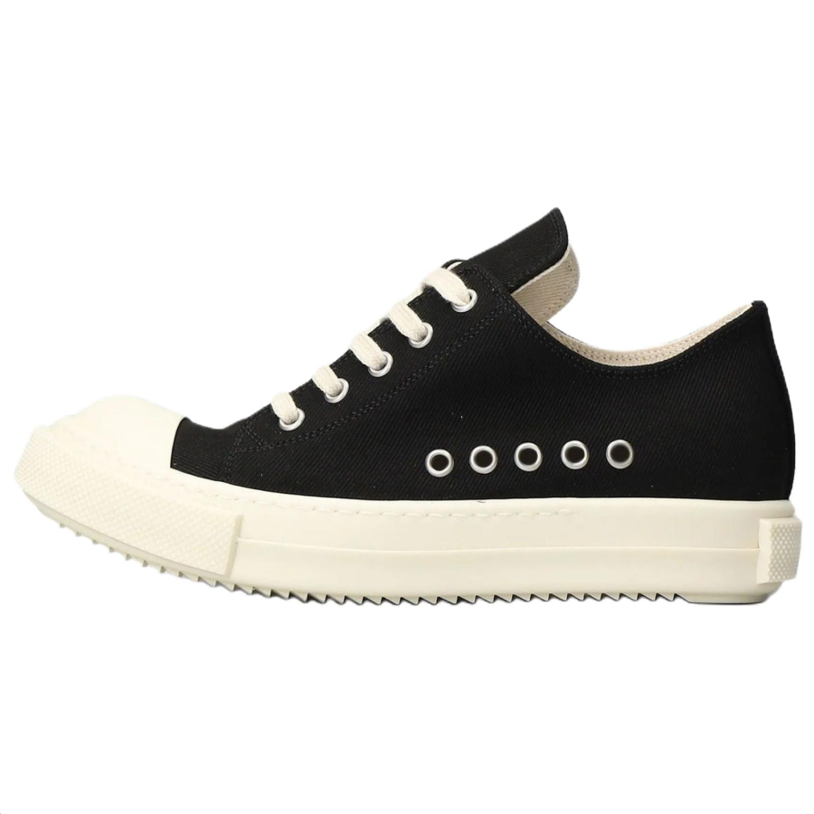 Rick Owens DRKSHDW Low top Canvas Shoes Women's Black