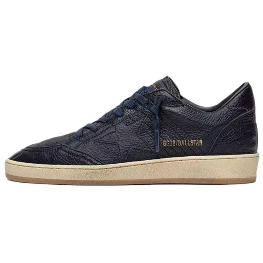 Golden Goose Ball Star Low top Skateboard Shoes Men's Navy Blue