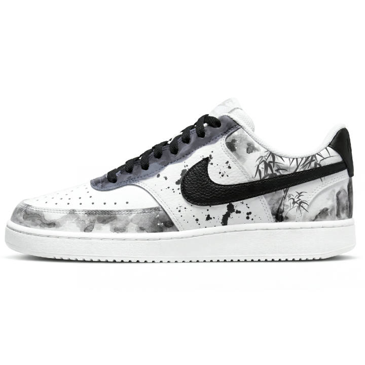 Nike Nike Court Vision 1 Low Chinoiserie, Green Mountain Inpainting Breathable And Slip Resistant Low top Skateboard Shoes