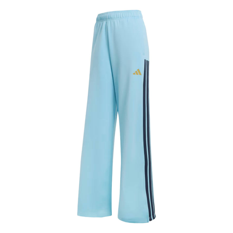 Adidas Adidas Casual Pants Women's Ice Blue/Misty Beige/Night Marine Blue Moderate Wide Leg Pants