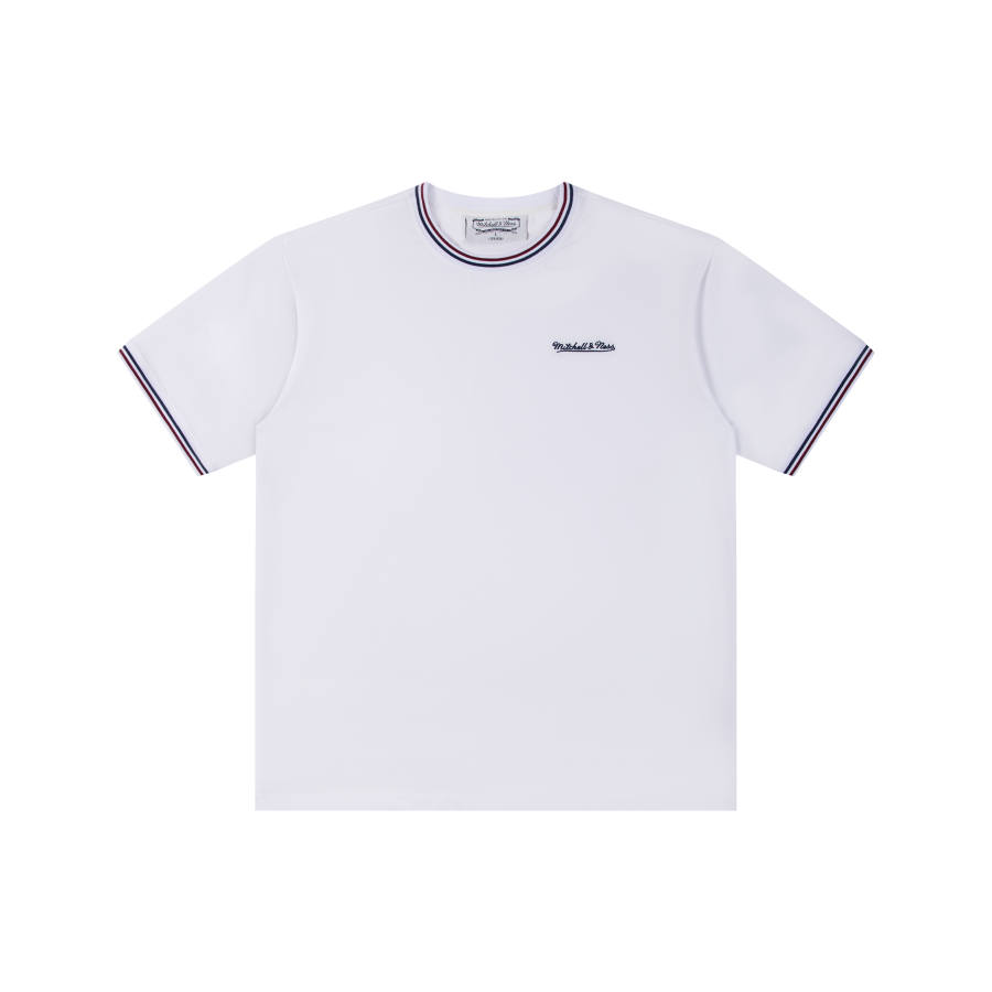 Mitchell Ness Mitchell Ness T Shirts Unisex Crew Neck Moderate Straight Fit