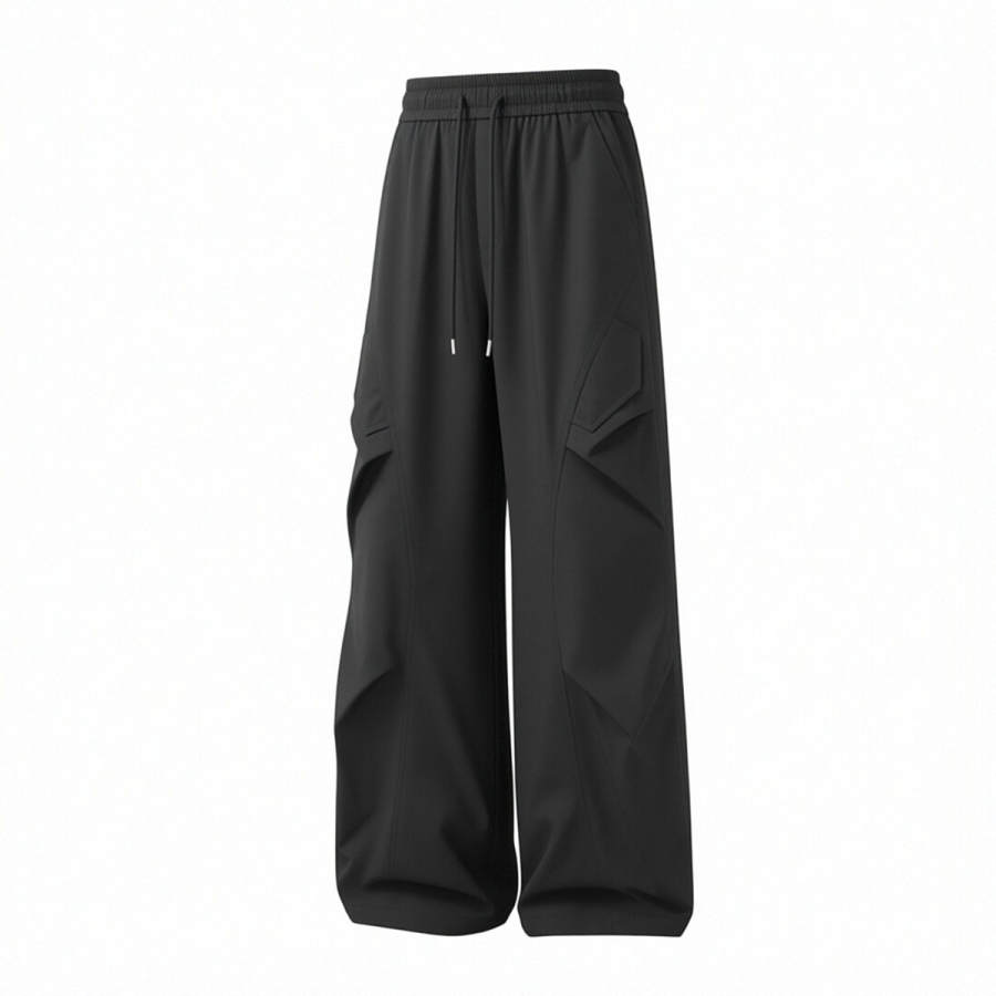 GWAF Casual Pants Unisex Moderate Straight Fit Pants
