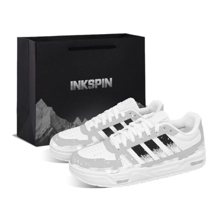 Adidas Adidas LITE BALLER Starry Sky Wander Low top Skateboard Shoes Unisex Silver Gray