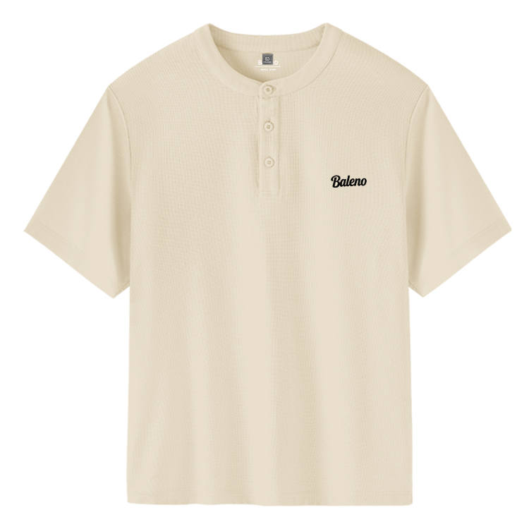 BALENO T Shirts Women's Henry Collar Moderate Heavyweight