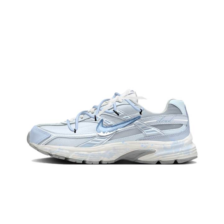 Nike Nike Initiator Textile, Leather Cushioning Abrasion Resistant Low top Running Shoes Women's Sky Blue