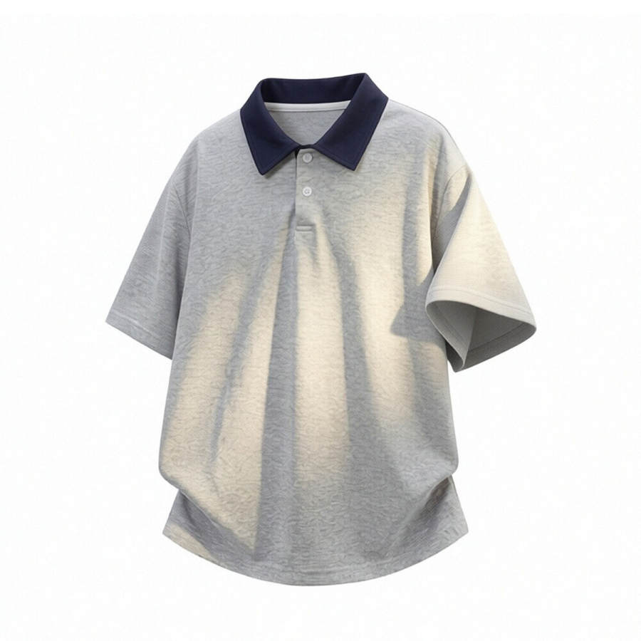 GWAF T Shirts Men's Polo Collar Moderate