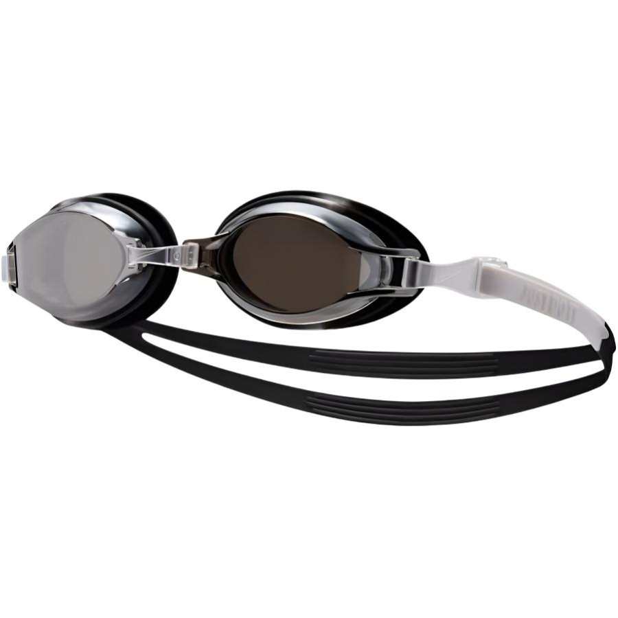 Nike Nike Anti Fog Wide Field Of View Adjustable Swim Goggles Coated Lens Kids' Black