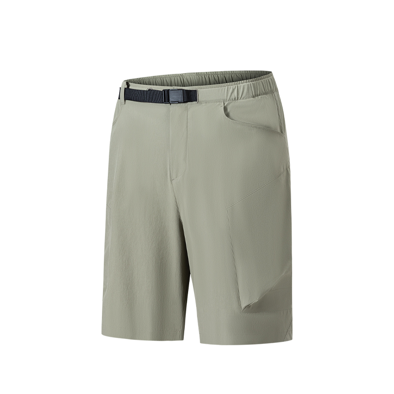 ANTA Sports Shorts Men's Reed Gray Cyan Moderate