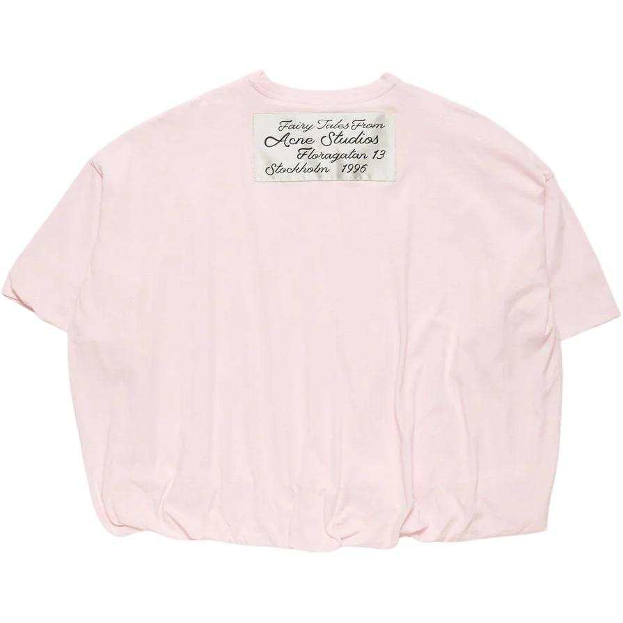Acne Studios T Shirts Women's Baby Pink Crew Neck Moderate Other