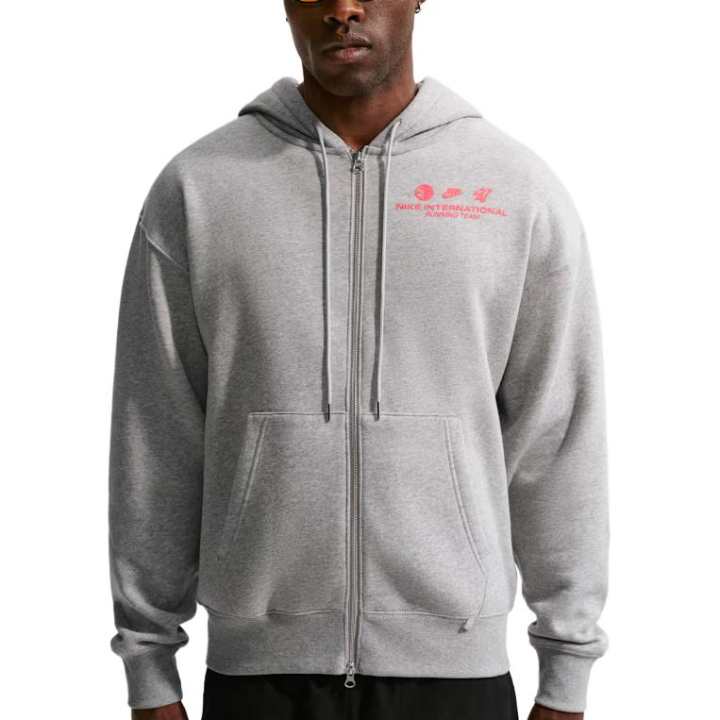 Nike Nike Sweatshirts Men's Dark Heather Gray Hooded Non Detachable Moderate
