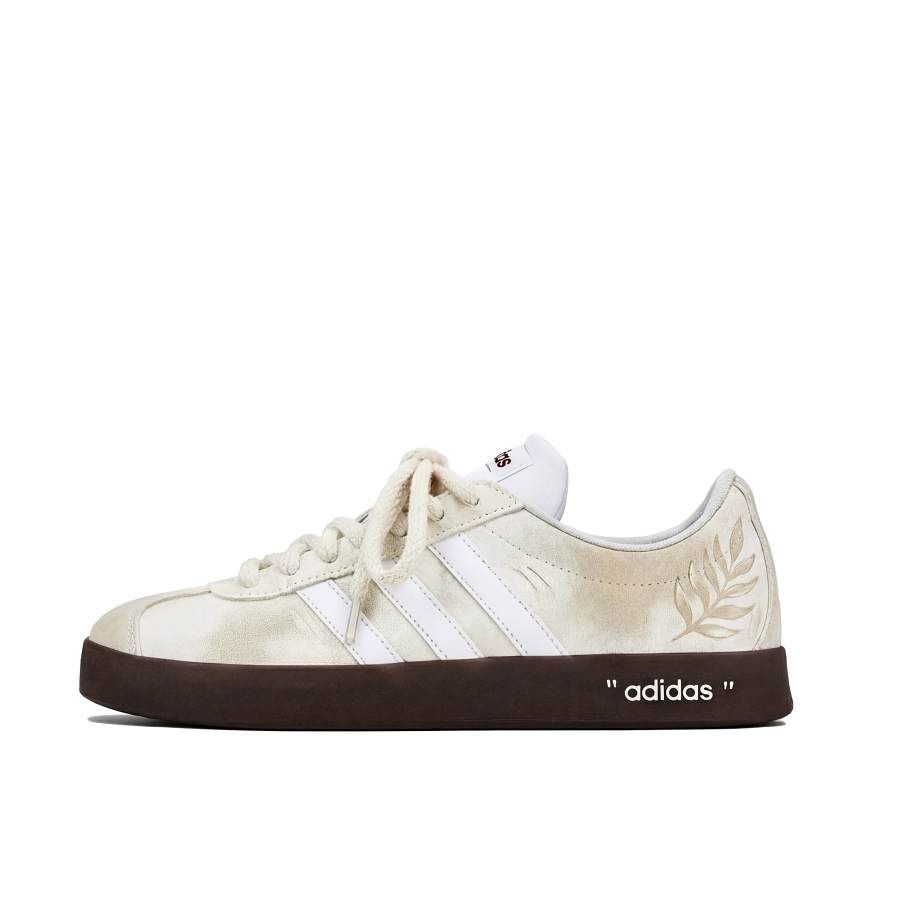 Adidas Adidas Vl Court Classic German Army Trainers Unisex Beige Brown