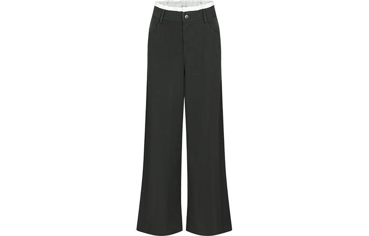 URBAN REVIVO Casual Pants Women's Dark Gray