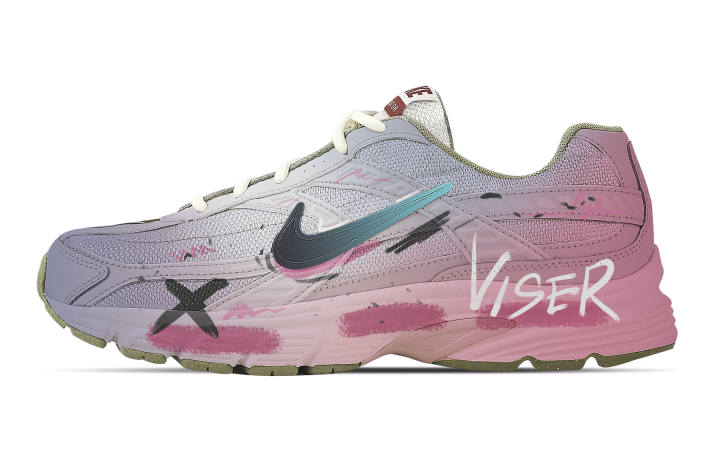 Nike Nike Initiator Support Breathable Low top Casual Running Shoes Men's Purple Pink