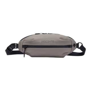 DESCENTE Move Pack Fabric Sling Bag Unisex Charcoal Gray