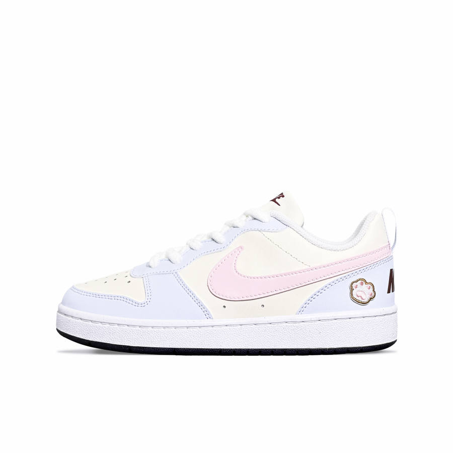 Nike Nike Court Borough Spring Kitten Kids' Skateboarding Shoes Blue Pink Teenagers