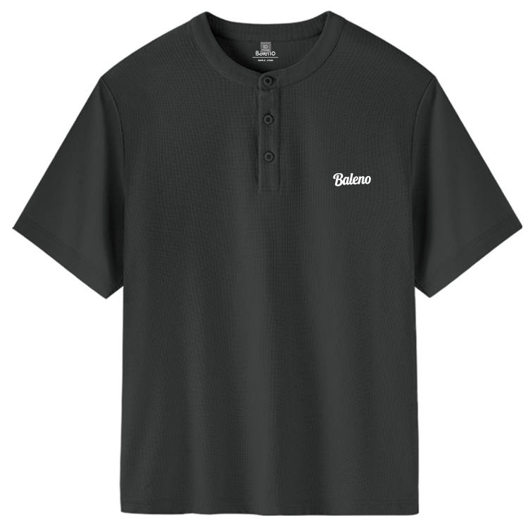BALENO T Shirts Women's Henry Collar Moderate Heavyweight