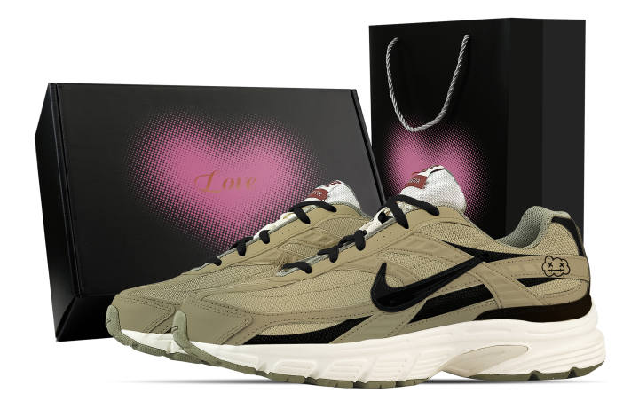 Nike Nike Initiator Support Breathable Low top Casual Running Shoes Men's Khaki