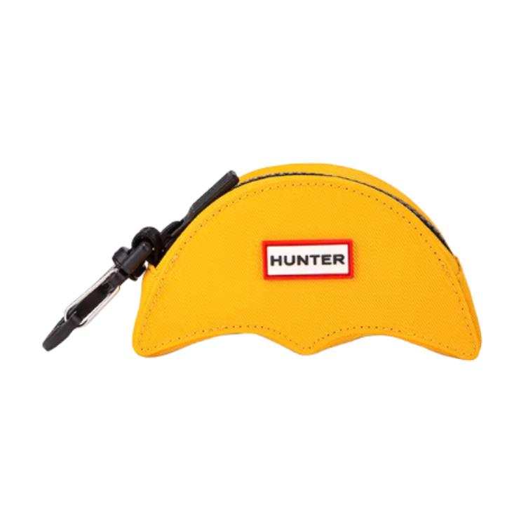 HUNTER Nylon Coin Purse Mini Unisex Lemon