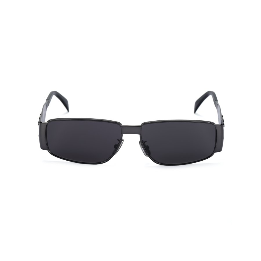 CELINE CELINE Metal Square Sunglasses Men's Black
