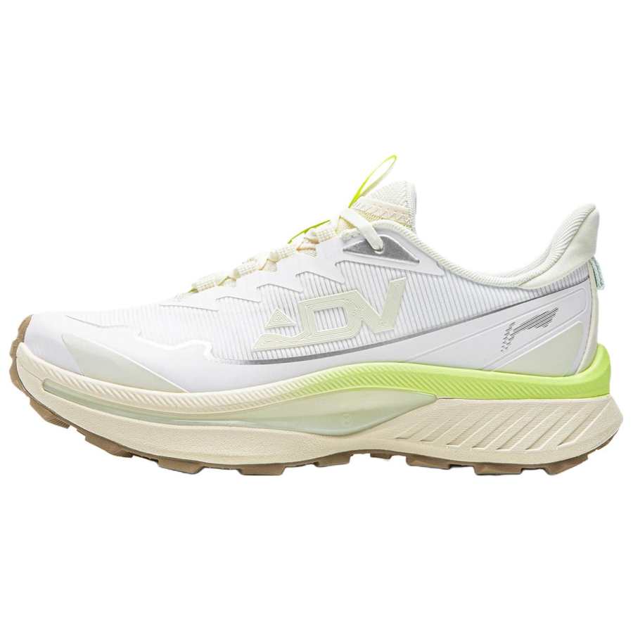 Li-Ning Li Ning Chasing The Sky Textile, Synthetic Leather Support Low top Running Shoes Women's Standard White
