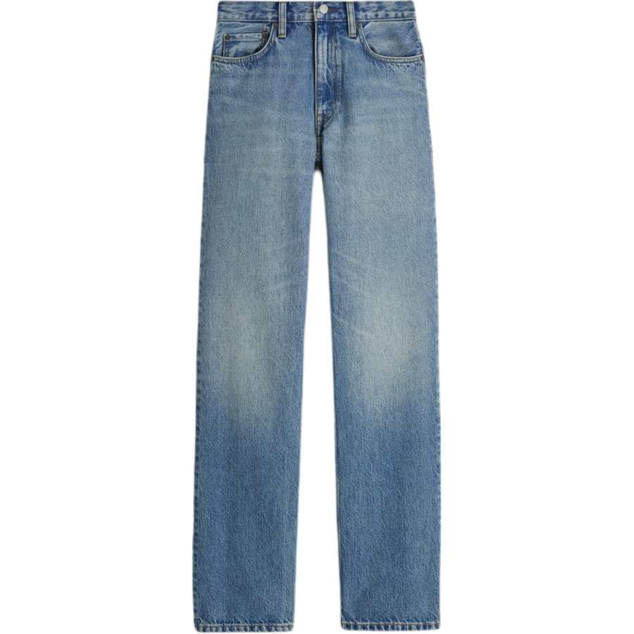 COS Jeans Women's Light Blue Moderate Straight Fit Pants
