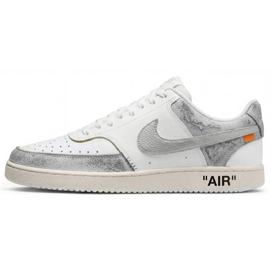 Nike Nike Court Vision 1 LOW Chinoiserie, Smoky Mountains Stacked Breathable And Slip Resistant Low top Skateboard Shoes