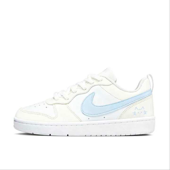 Nike Nike Court Borough Abrasion Resistant Slip Resistant Low top Skateboard Shoes Unisex Ivory