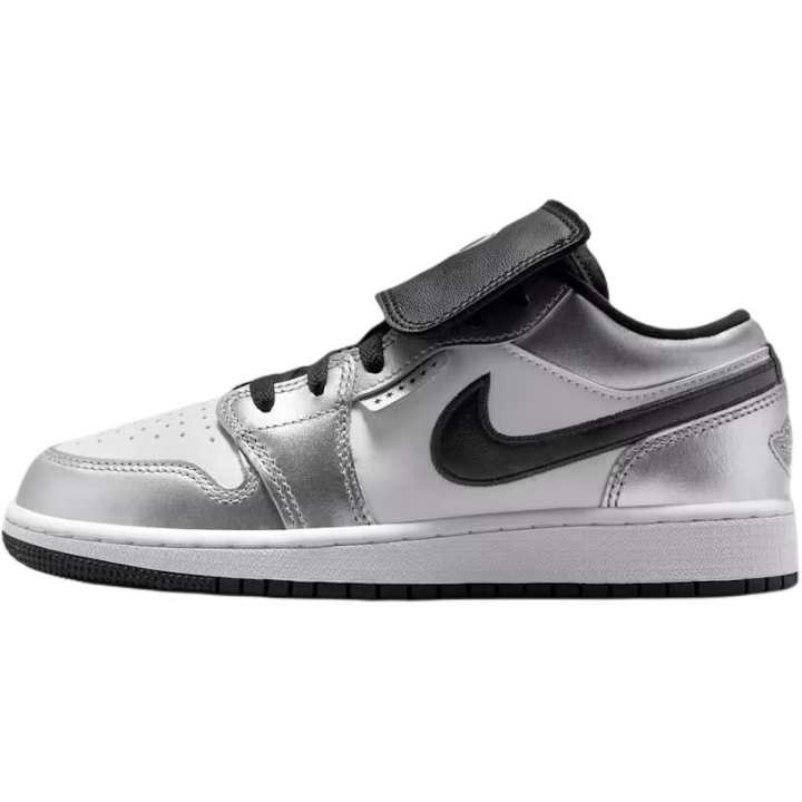 Jordan Jordan Air Jordan 1 Rebound Low top Basketball Shoes White Silver Unisex