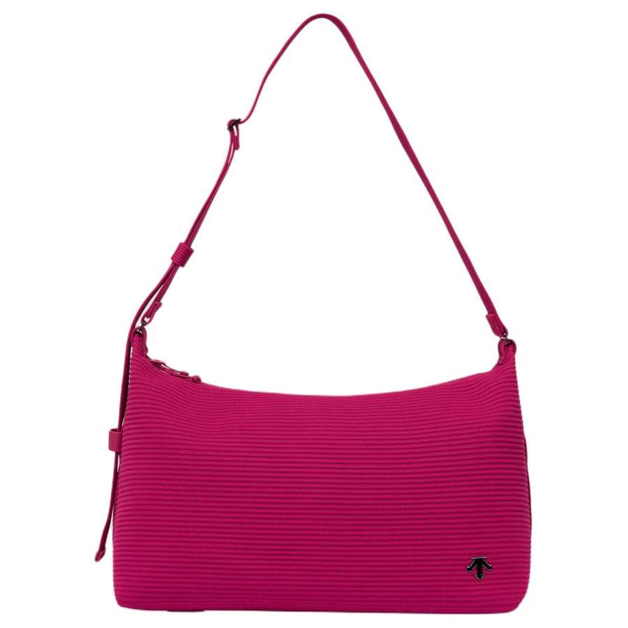 DESCENTE Women's Training One Piece Knitted Fabric Shoulder Bag Crossbody Bag Women's Vibrant Pink