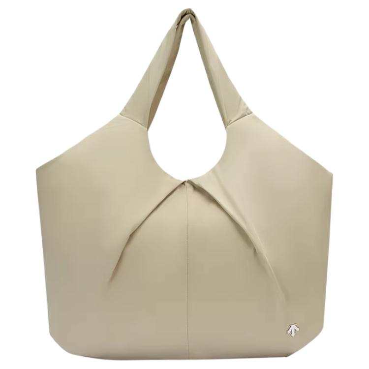 DESCENTE Women's Training Print Design Handbag Women's Light Khaki
