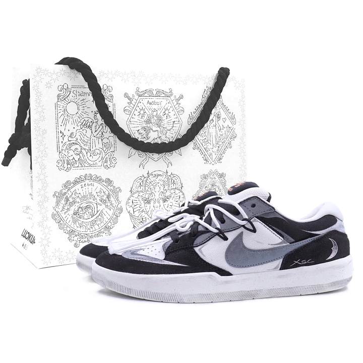 Nike Nike SB Force 58 Dark Star, Shopping Bag, Starry Sky Future Coverage, Impact Resistance, Lightweight, Slip Resistant