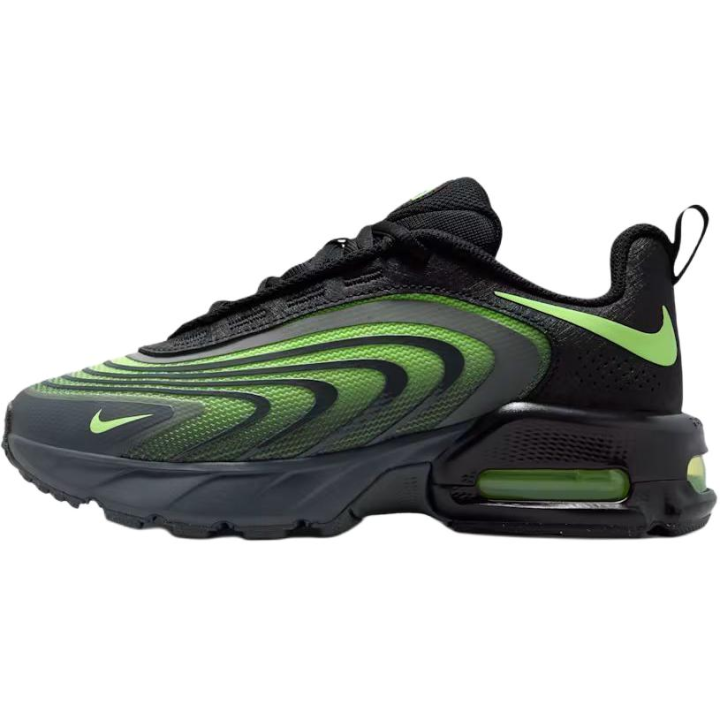 Nike Nike Air Max Fire Slip Resistant And Breathable Low top Casual Shoes Black Neon Green Unisex