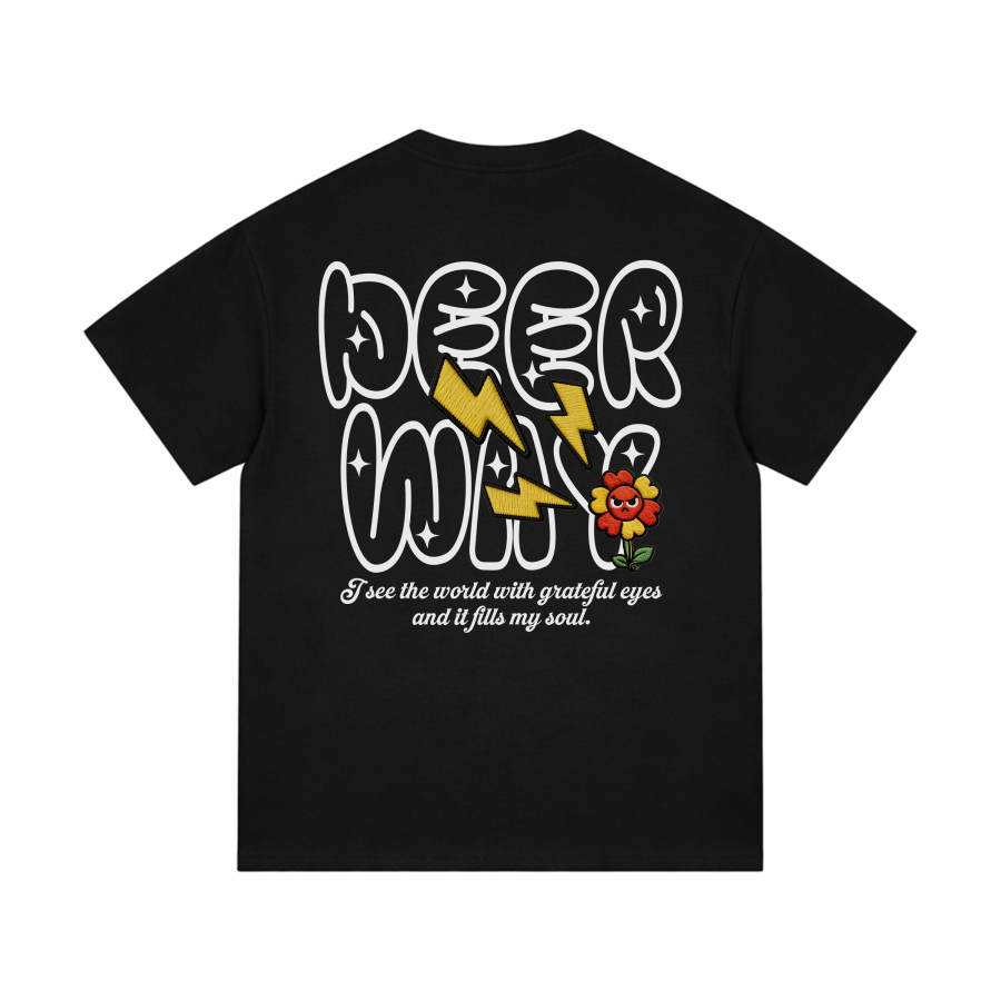 DEERWAY T Shirts Unisex Crew Neck Moderate Straight Fit