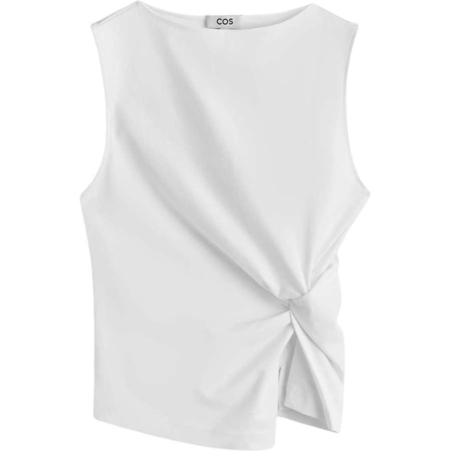 COS Tank Tops Women's White Crew Neck Other