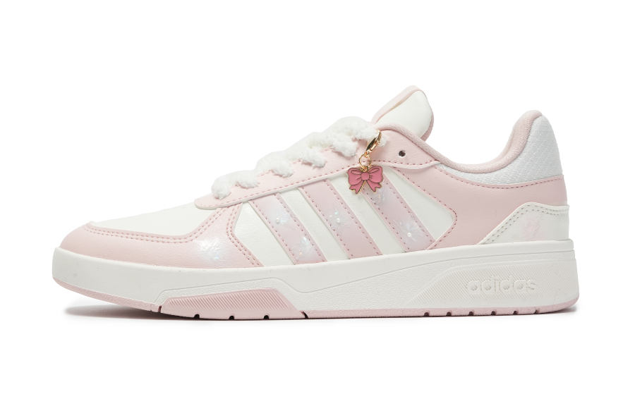 Adidas Adidas COURTBEAT Abrasion Resistant Low top Skateboard Shoes Unisex Pink