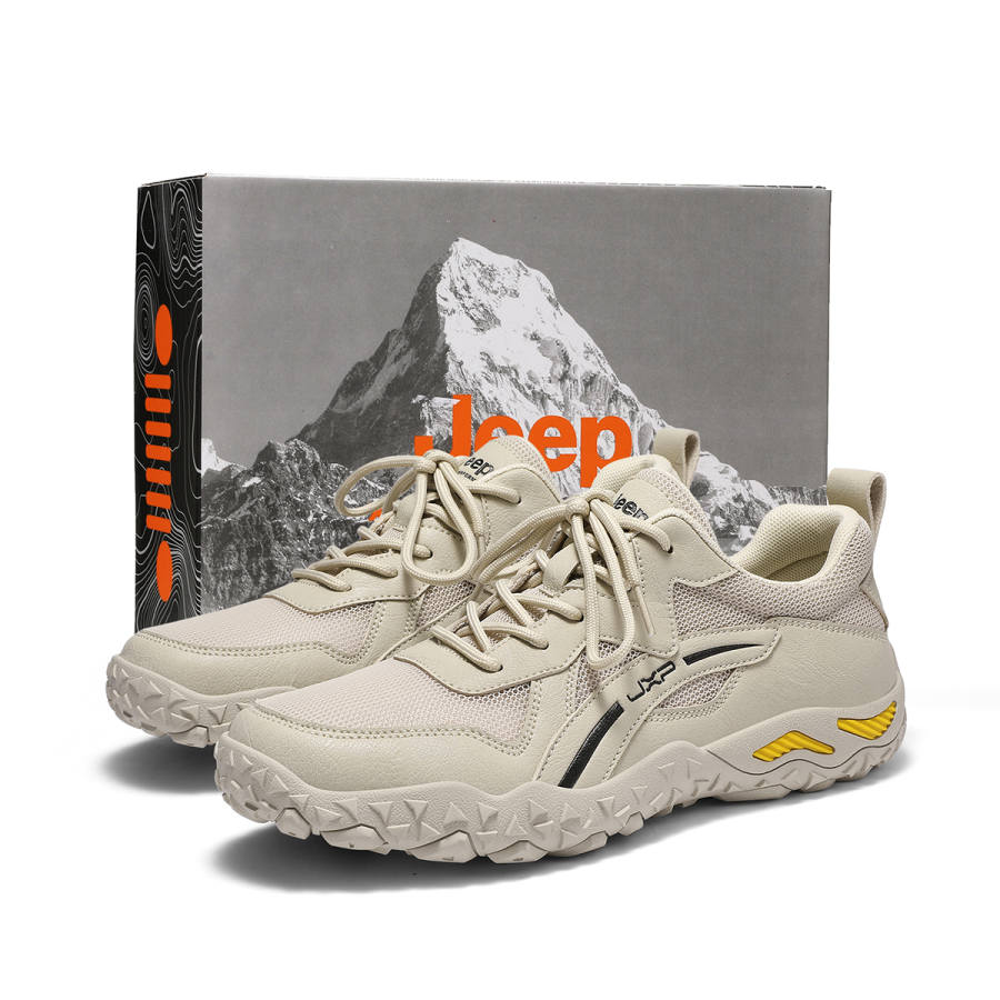 Jeep Cushioning Abrasion Resistant Breathable Slip Resistant Low top Casual Shoes Men's