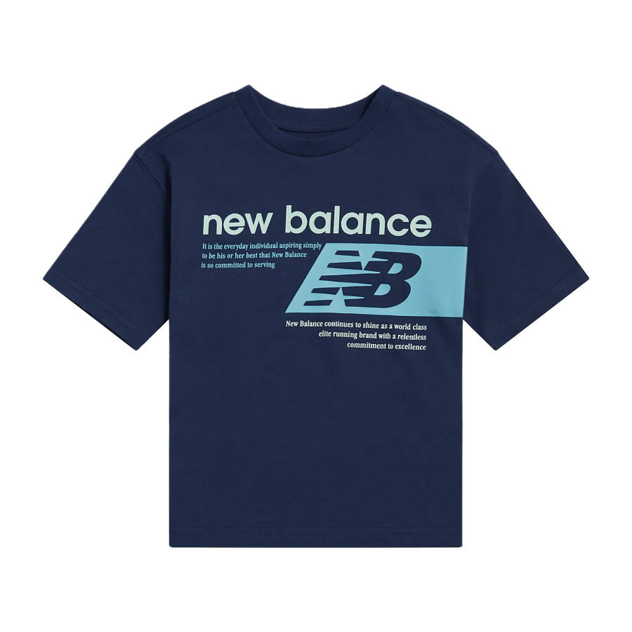 New Balance New Balance Kids T Shirts Crew Neck Moderate