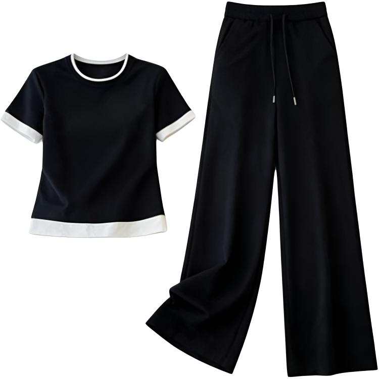 DUSHE DUSHE Casual Suits Women's Crew Neck Moderate Long