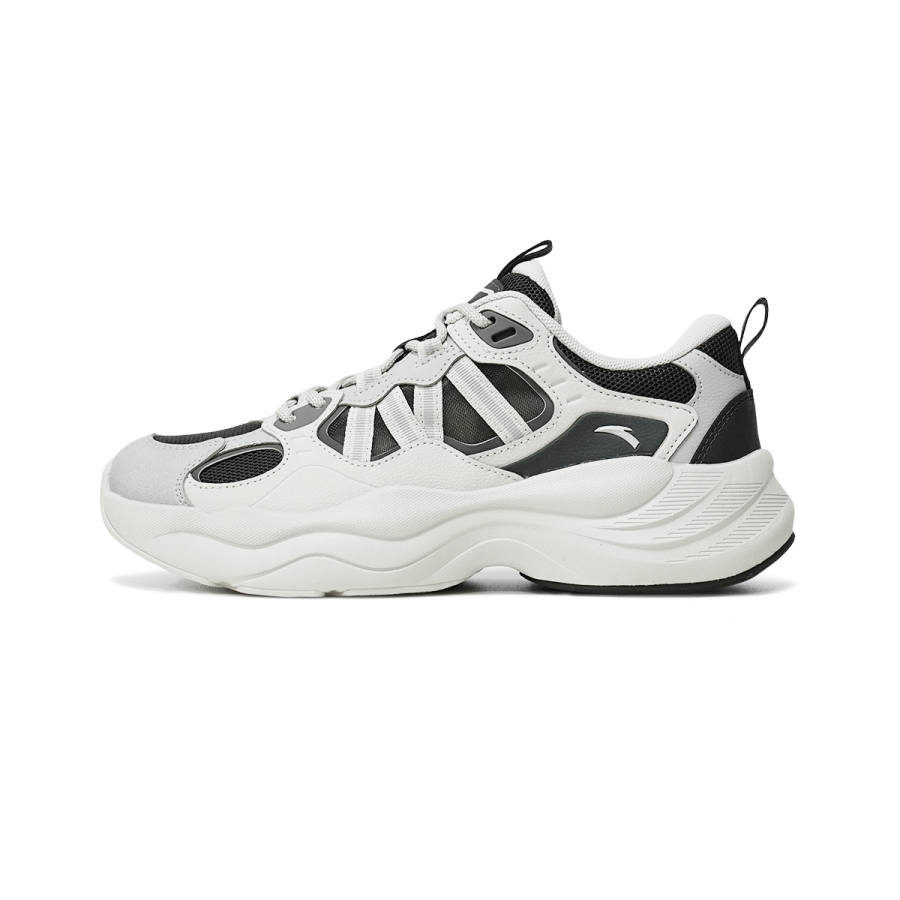 Anta Low top Casual Chunky Sneakers Men's White Black Gray