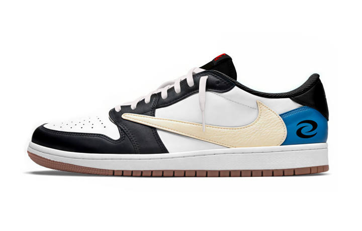 Jordan Jordan x Travis Scott Air Jordan 1 Travis Scott X AJ1 Low Slip Resistant Abrasion Resistant Low top