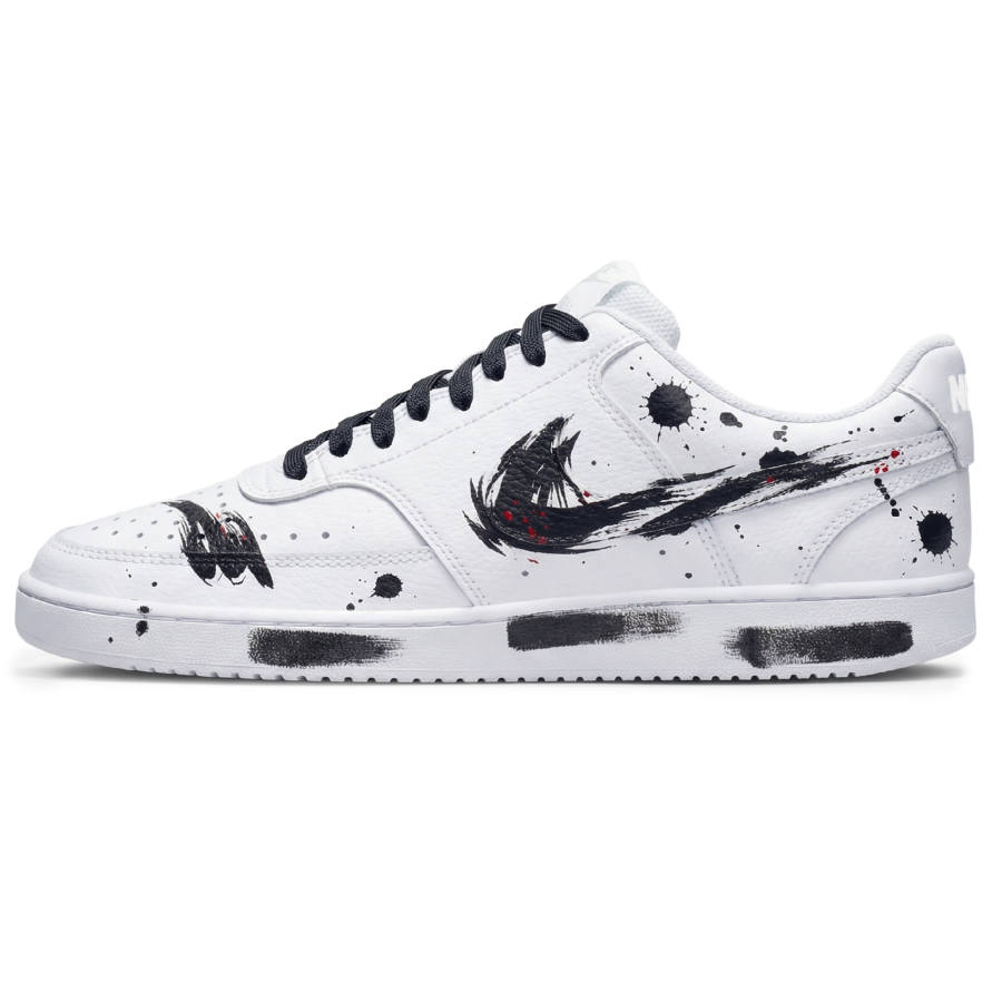 Nike Nike Court Vision 1 Skateboard Shoes Men's Low Top Black