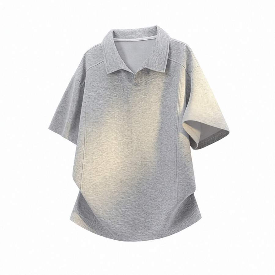 GWAF GWAF T Shirts Men's Lapel Moderate