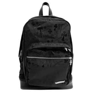 Chrome Hearts Nylon Backpack Large Unisex Black