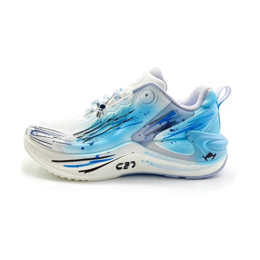 Anta C37+ Mesh Slip Resistant Low top Training Running Shoes Women's Blue White