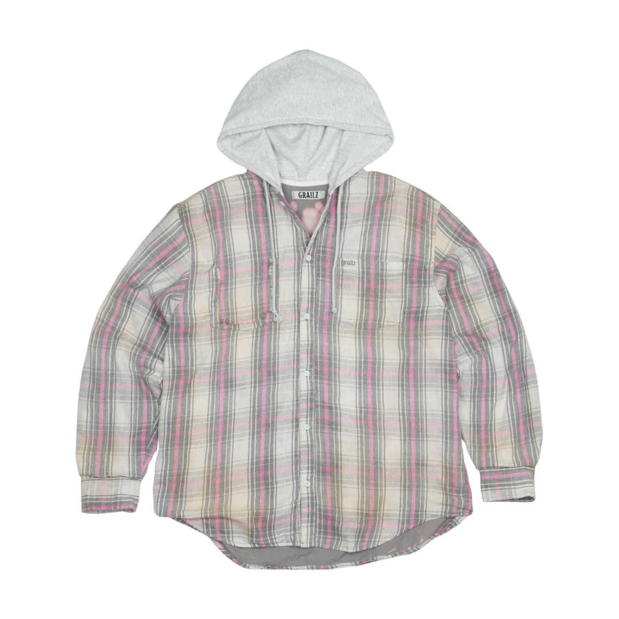 GRAILZ Shirts Women's Gray Hooded Non Detachable