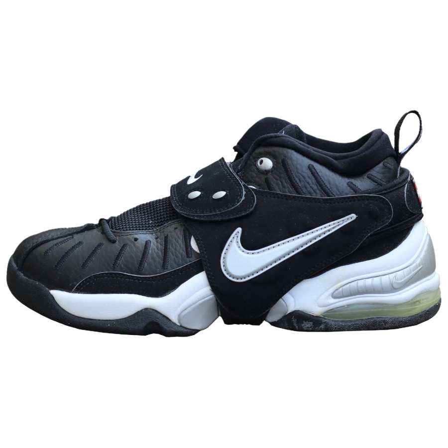 Nike Nike Air Metal Force Leather Basketball Shoes Unisex Black White