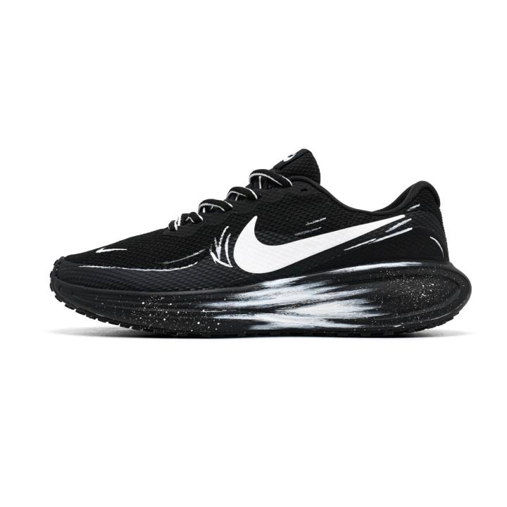 Nike Nike REVOLUTION 8 Cushioning Abrasion Resistant Slip Resistant Low top Running Shoes Men's Black